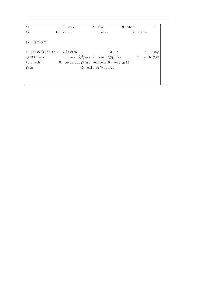 高中英语必修二（人教版）高中英语《Unit 4 Wildlife》语法学案 新人教版必修2第5页