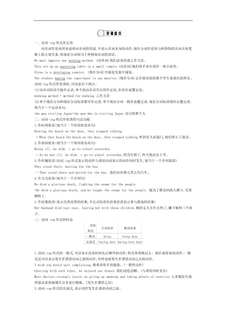 高中英语必修四（人教版）高中英语（人教版必修4）教师用书 Unit 4 Period 3　Grammar 讲义 Word版含答案第2页