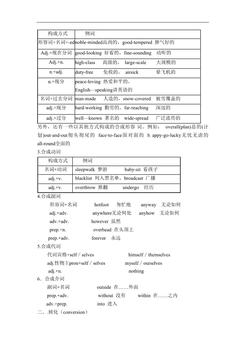 高中英语必修四（人教版）高中英语必修四《Unit 5 Theme Parks Period  3   Grammar》导学案第2页