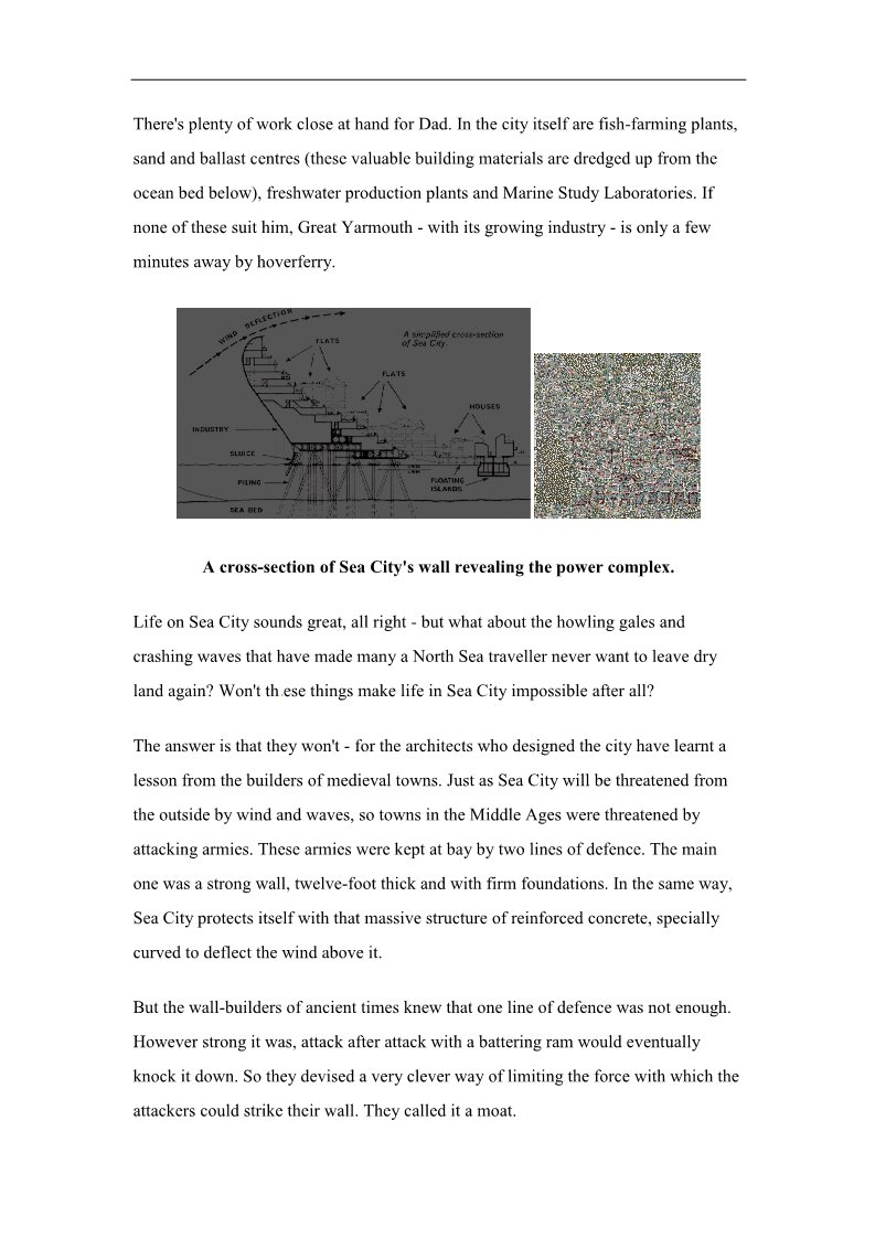 高中英语必修五（人教版）高中英语人教必修5素材：Sea City第5页