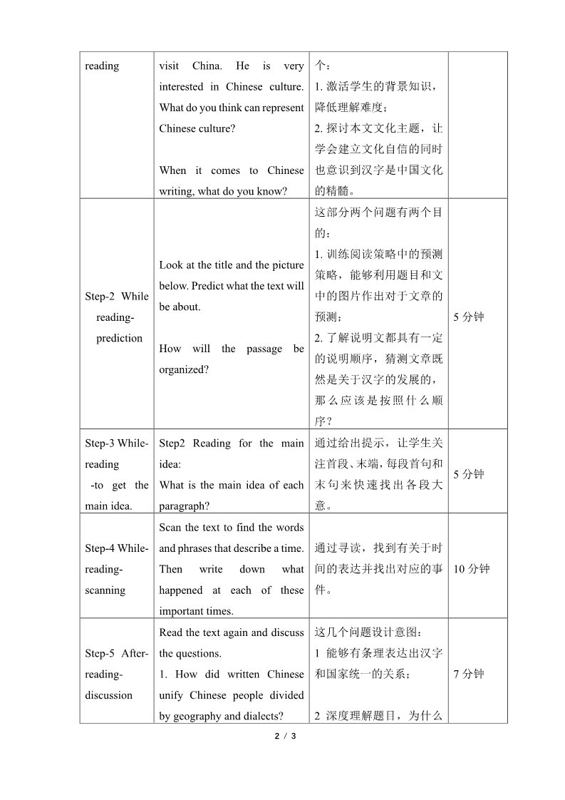 高中英语新版一册Unit 5 Languages Around the World-Reading and Thinking(教案)第2页