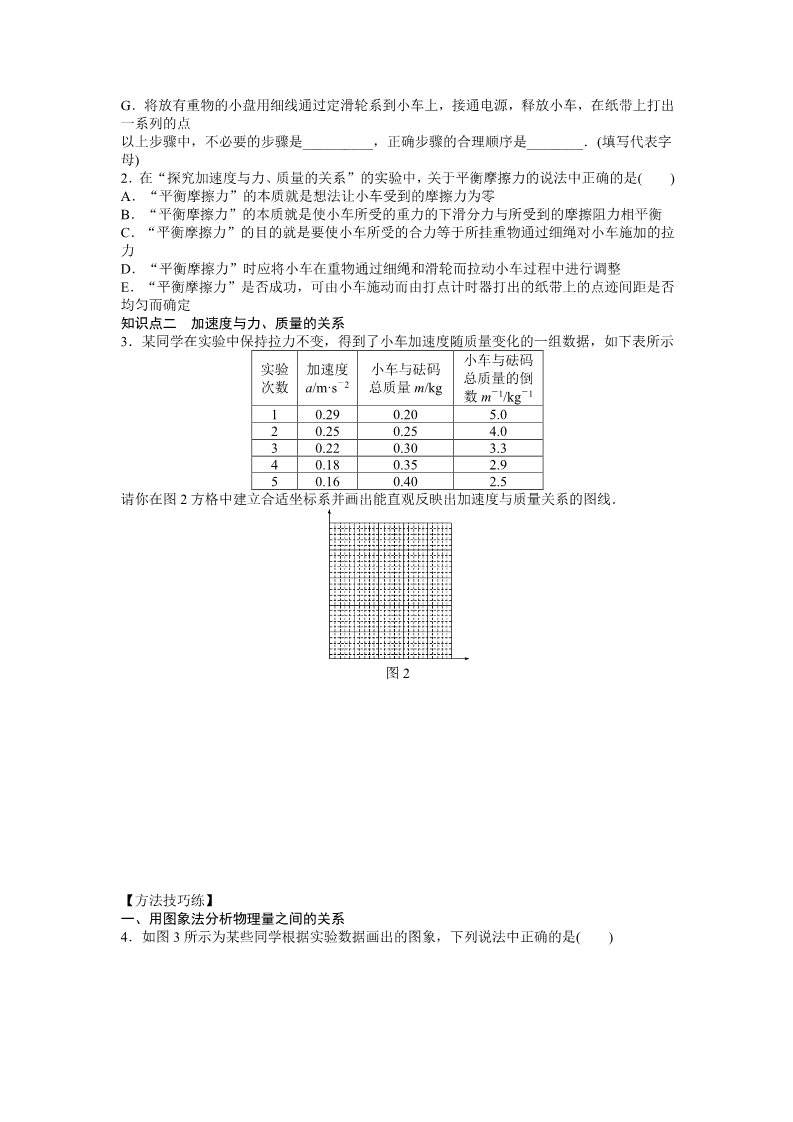 高中物理必修一第四章  第2节第2页