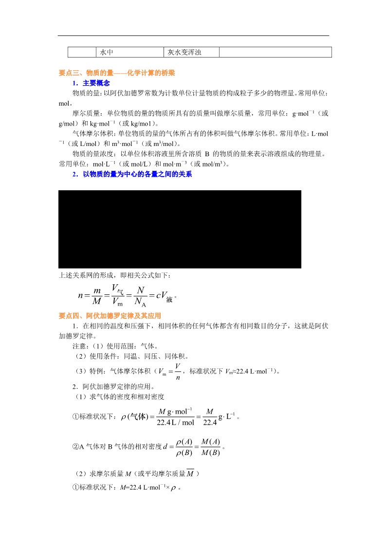 高中物理必修一知识讲解_《从实验学化学》全章复习与巩固_提高第3页