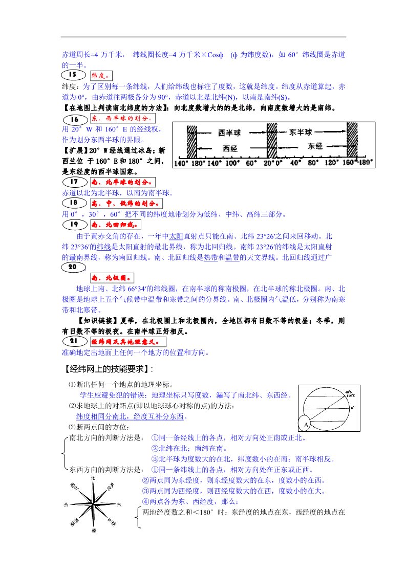 高中地理必修一2017届高中地理一轮复习之行星地球考点1-32第5页