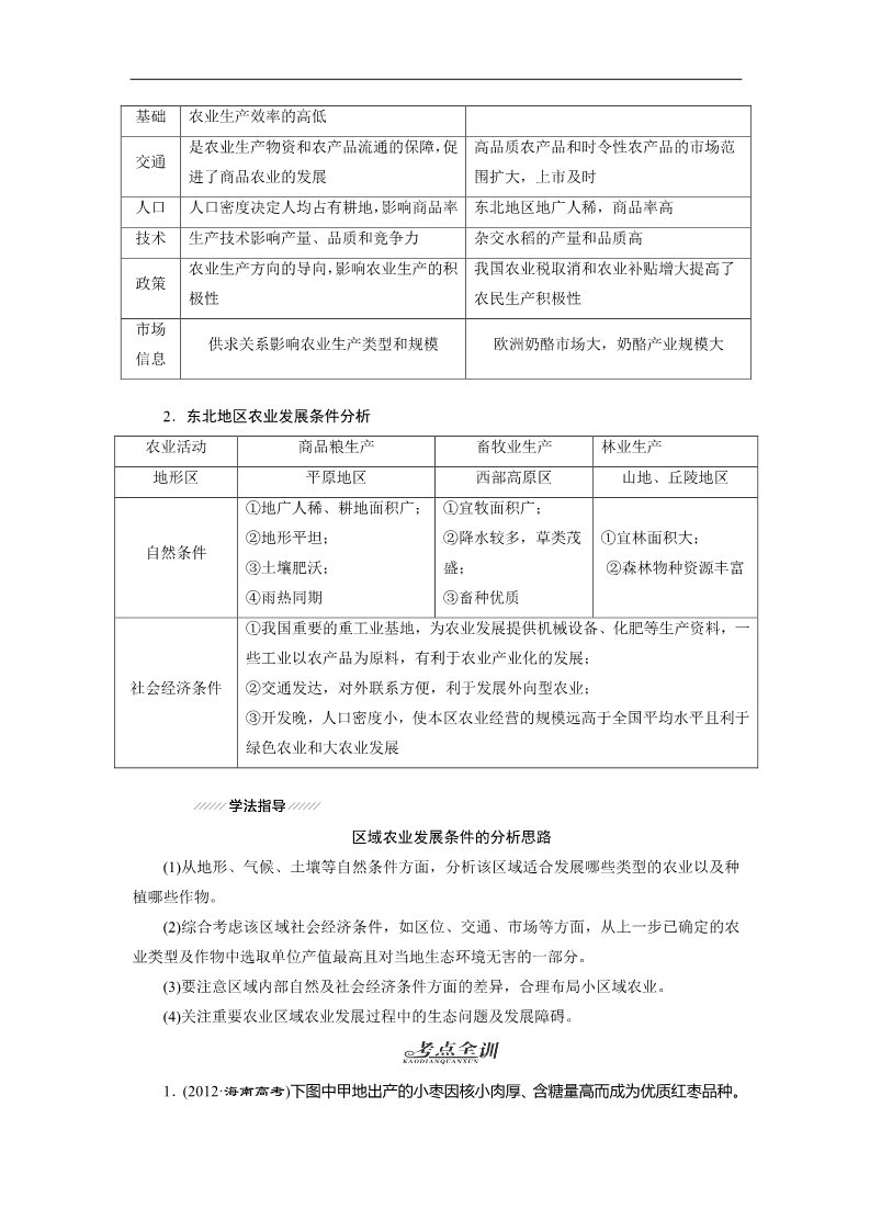 高中地理必修三2016届（新课标）高考地理一轮复习教师用书第十五章  区域经济发展第5页