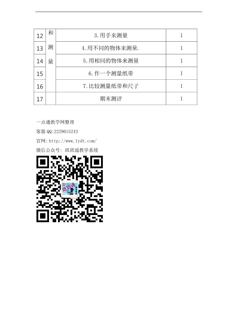 一年级上册科学（教科版）教学计划2第4页