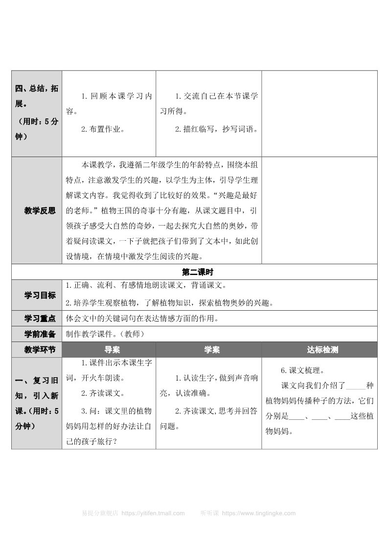 二年级上册语文3 植物妈妈有办法第3页