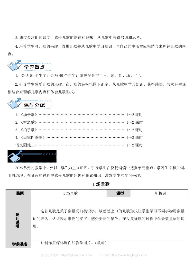 二年级上册语文识字1 场景歌  第2页