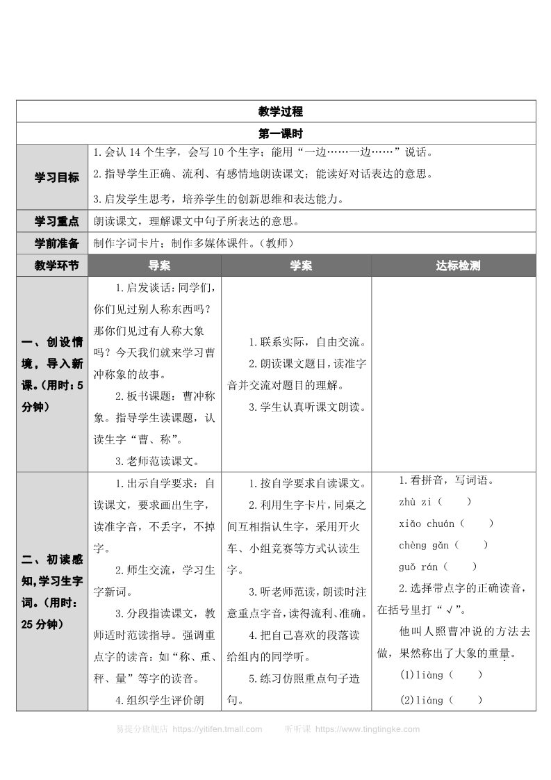 二年级上册语文4 曹冲称象 (1)第3页