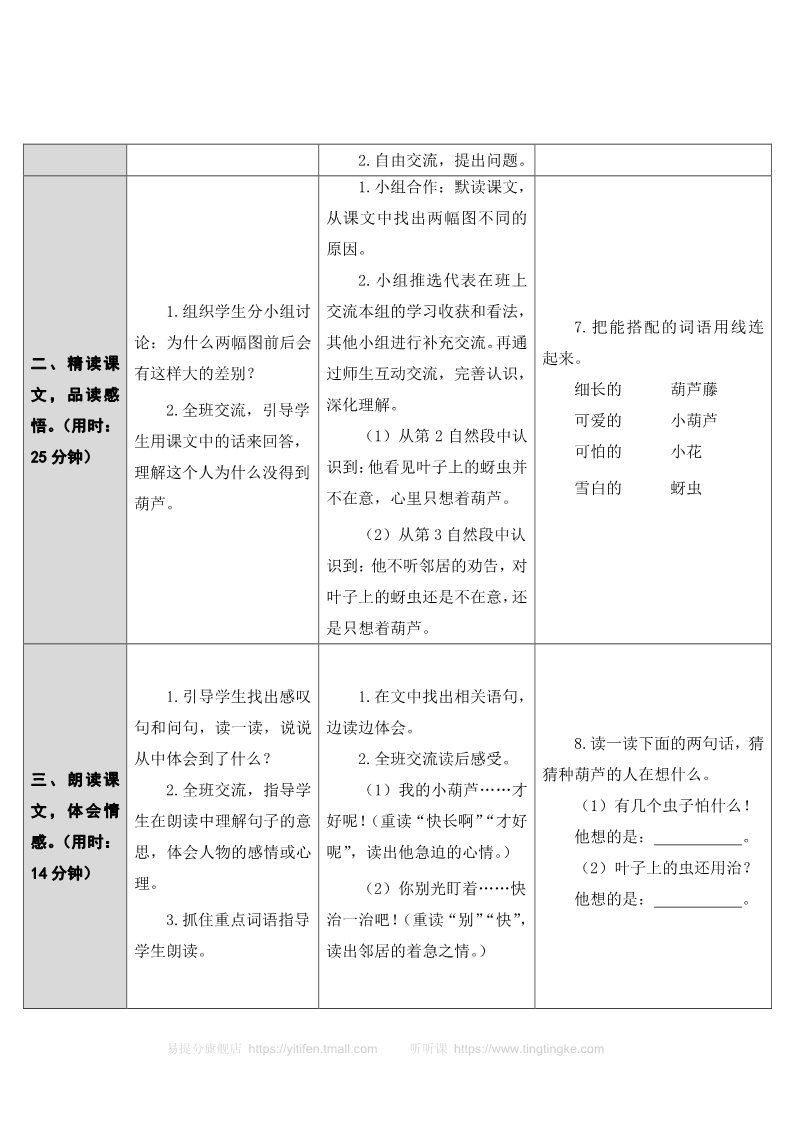 二年级上册语文14 我要的是葫芦第4页