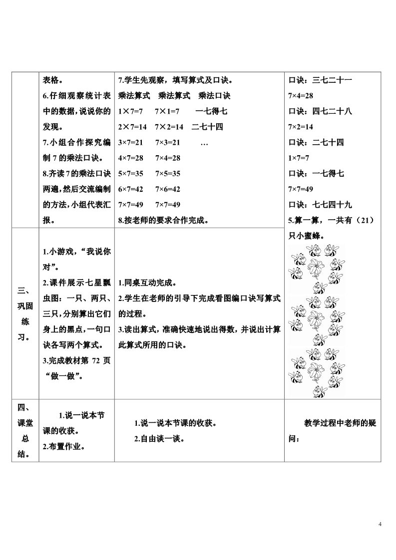二年级上册数学（人教版）第1课时 7的乘法口诀第4页