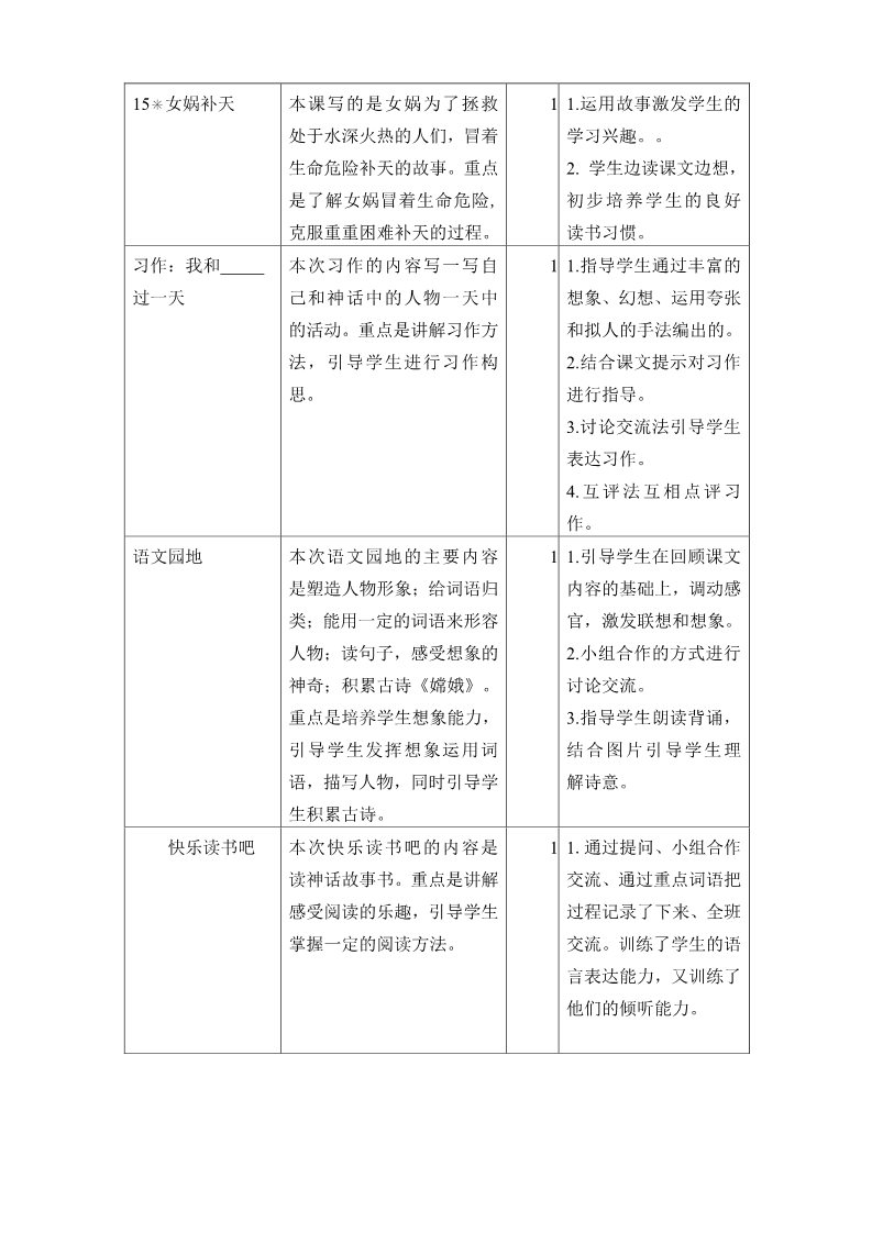 四年级上册语文（部编版）第四单元教学初探第2页