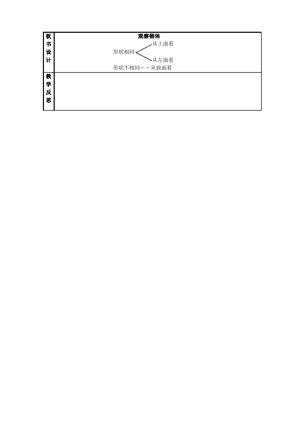 四年级下册数学（人教版）数学《第二单元:观察物体(二)》教案教学设计下载5第3页