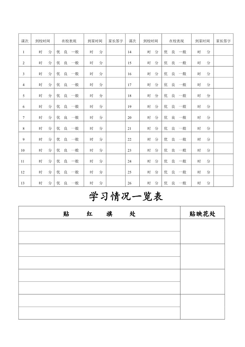 五年级上册语文（部编版）家校联系本4第2页