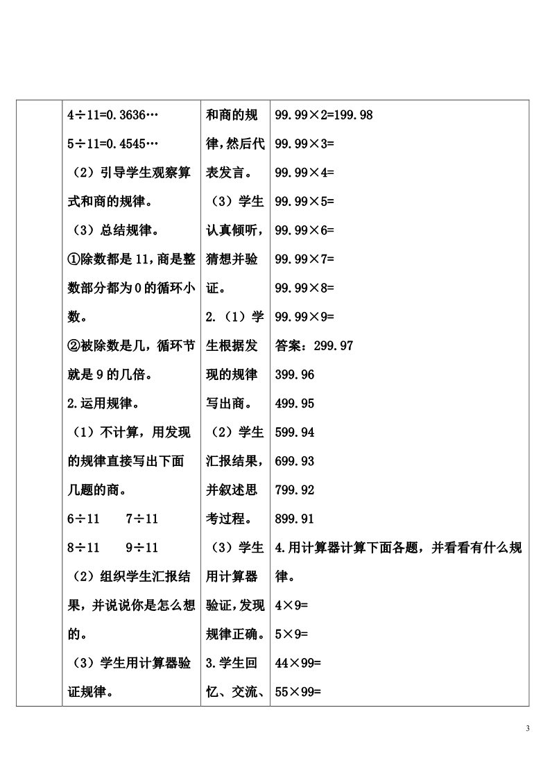 五年级上册数学（人教版）第5课时 用计算器探索规律第3页