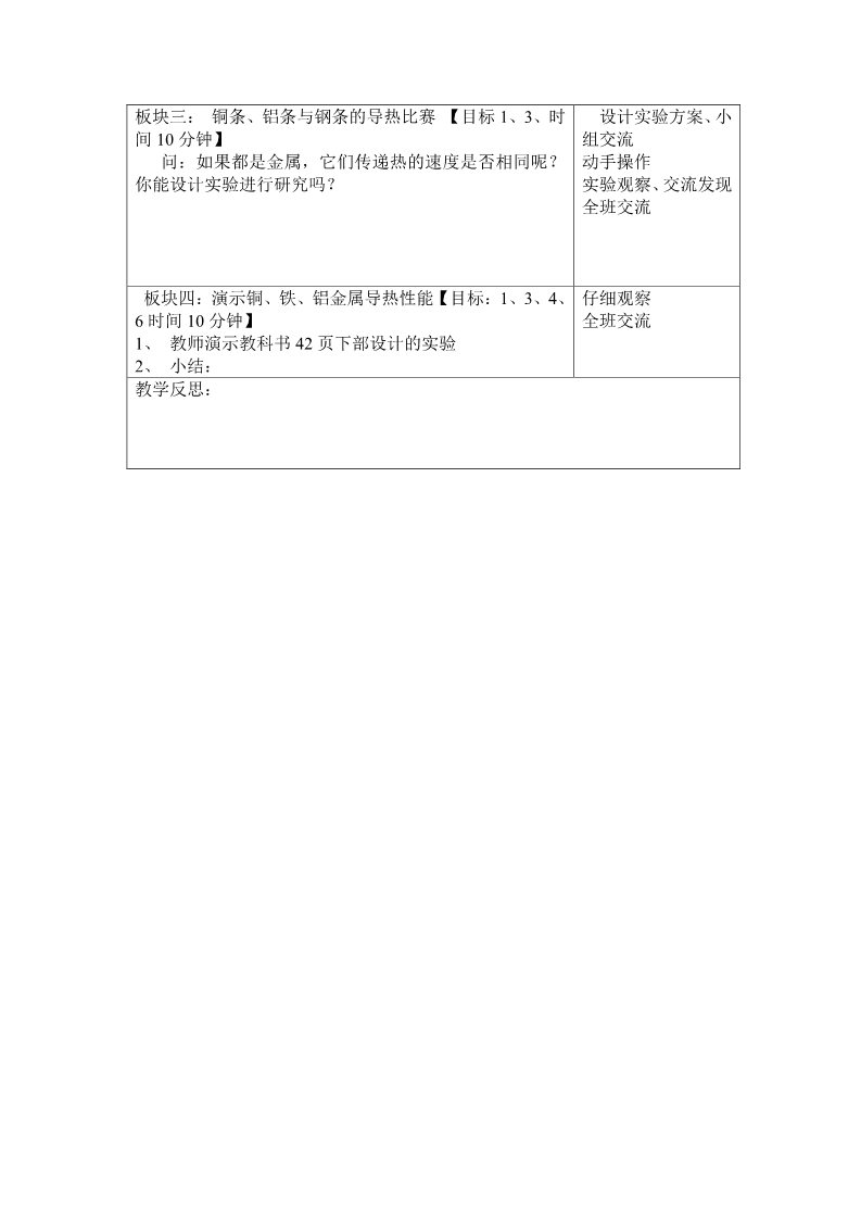 五年级下册科学（教科版）科学公开课第二单元:热教案教学设第2页