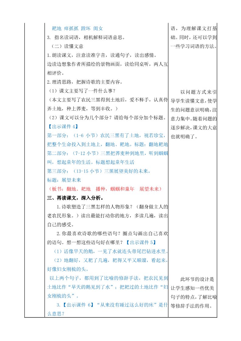 六年级上册语文（部编版）20三黑和土地教案第2页