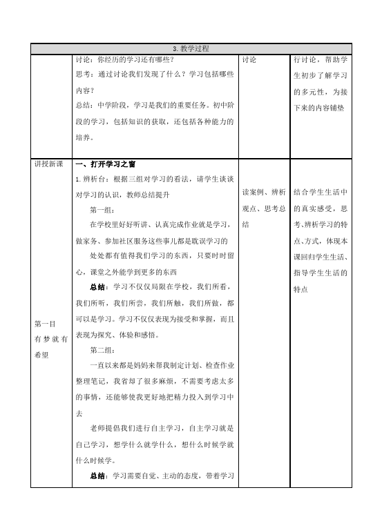 初一上册道德与法治新道德与法治公开课《学习伴成长》教学设计教案第2页