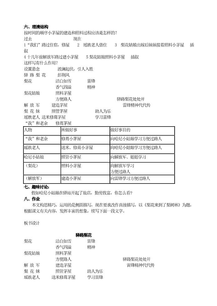 初一下册语文14  驿路梨花  主课件配套教案第3页