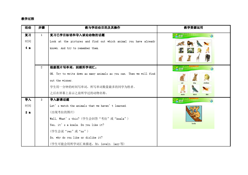 初一下册英语英语Unit5 Why do you like pandas教学设计教案19第2页