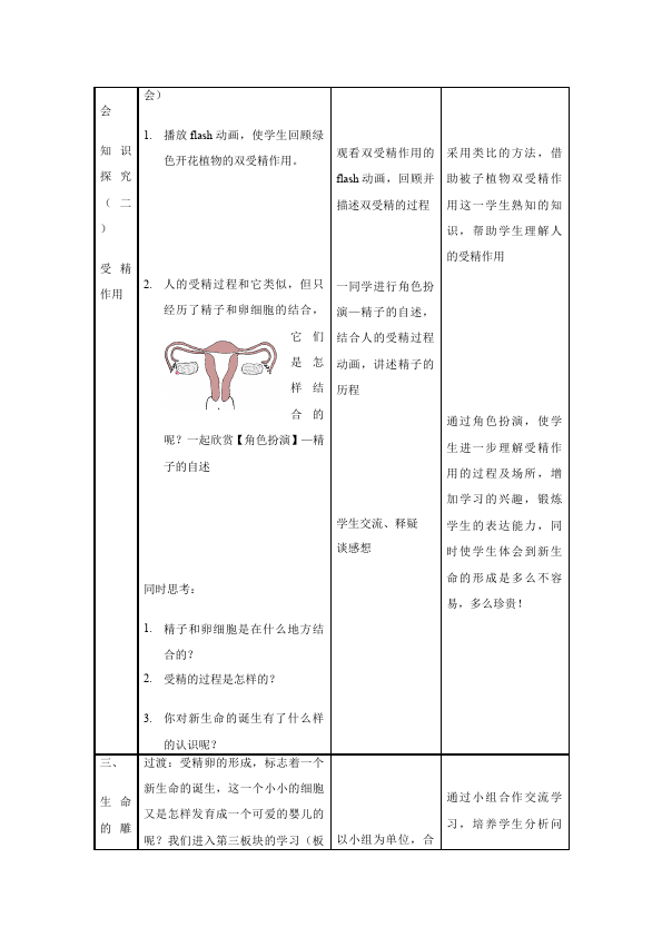 初一下册生物生物优质课《第一章:人的由来》教案教学设计第4页