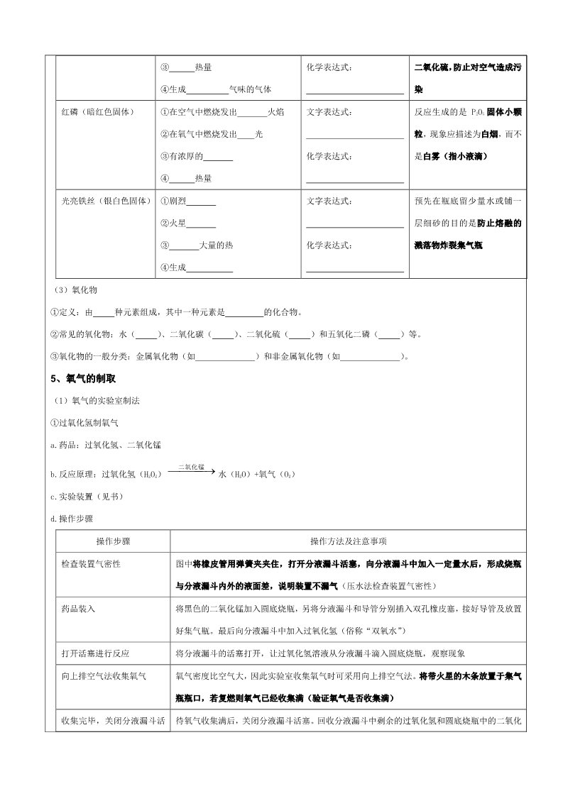 初二下册科学（教科版）浙教版八年级科学3.1空气与氧气教案教学设计第5页