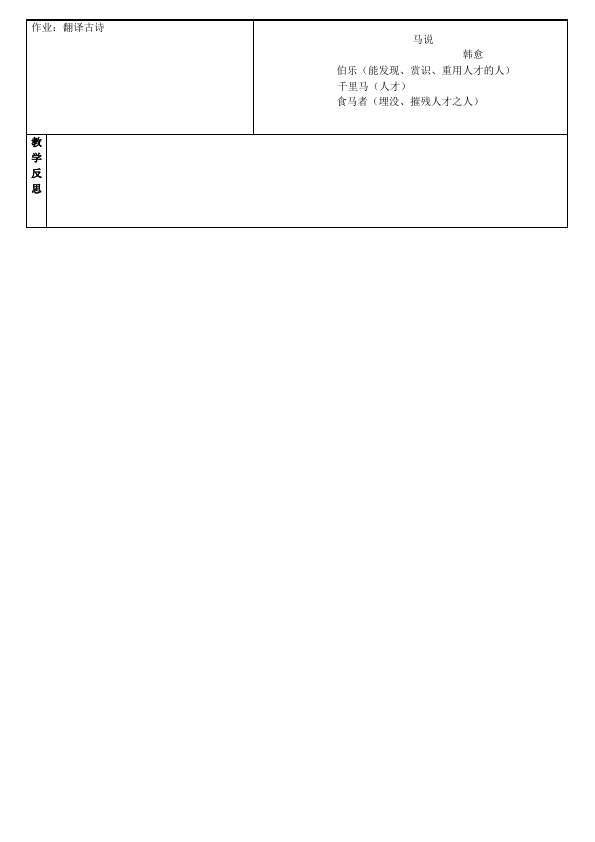 初二下册语文新语文《23.马说》教案教学设计第3页