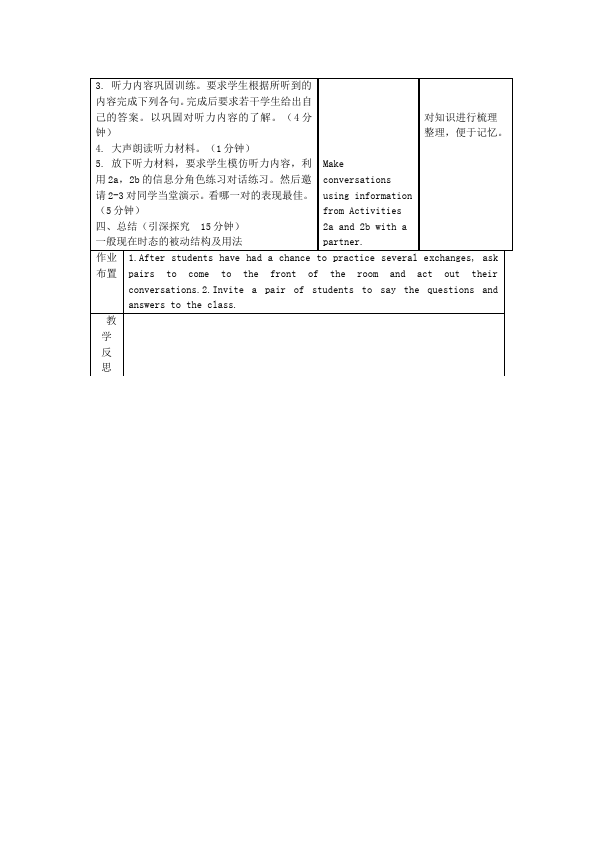 初三上册英语全一册《Unit5 What are the shirts made of》教学设计教案23第2页