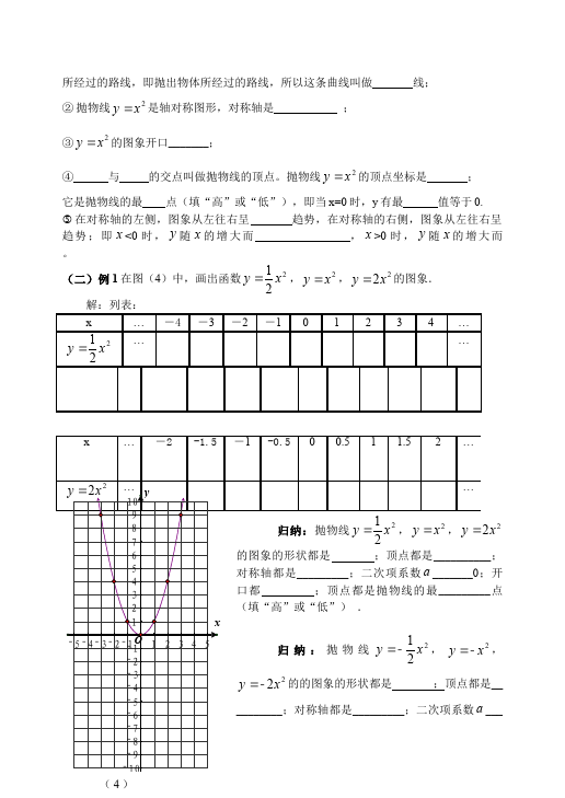 初三下册数学数学《第二十六章:反比例》教案教学设计12第4页