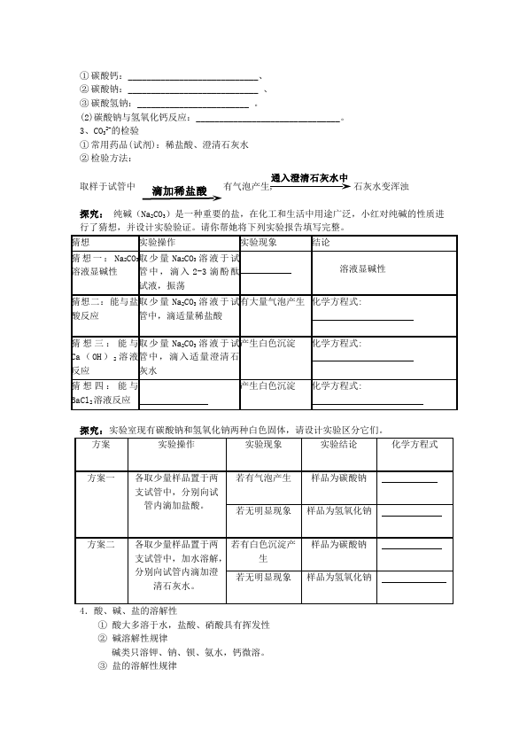 初三下册化学化学《第十一单元:盐化肥》教案教学设计下第2页