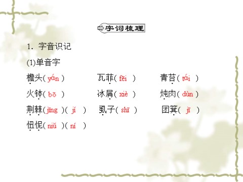 高中语文必修一同步授课课件 第1单元 3 大堰河——我的保姆（共28张ppt）第6页