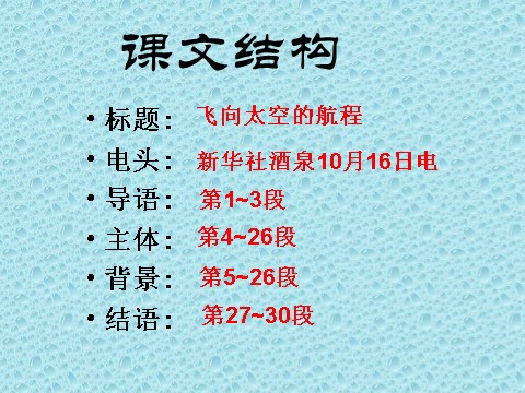 高中语文必修一语文：4.12《飞向太空的航程》 精品课件第8页