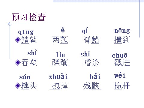 高中语文必修三语文 人教新课标版必修3 1-3《老人与海》 精品课件第9页