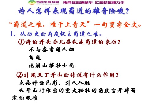 高中语文必修三高中语文 蜀道难3课件 新人教版必修3第8页