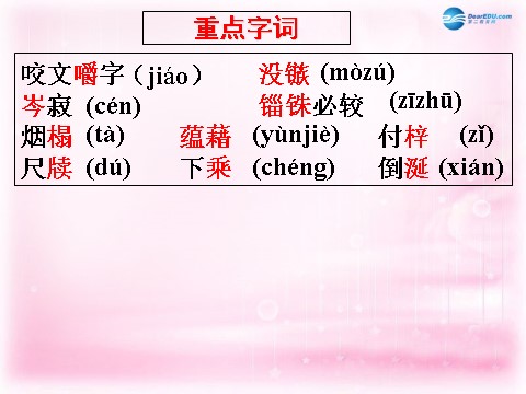 高中语文必修五高中语文 8 咬文嚼字课件 新人教版必修5第3页