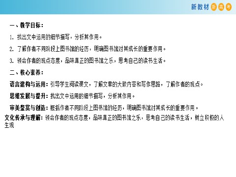 高中语文新版必修上册6.13.2 上图书馆课件第2页