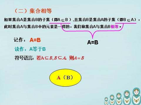 高中数学必修一1.1.2 集合间的基本关系课件 新人教A版必修1第6页