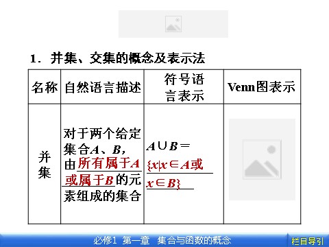 高中数学必修一1.1.3.1 并集、交集第4页