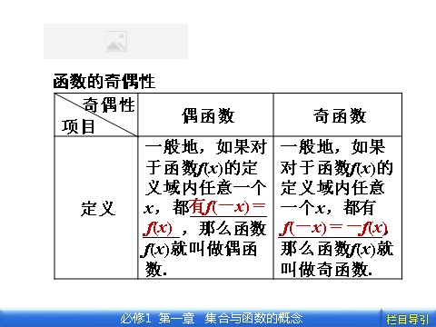 高中数学必修一1.3.2.1 第1课时　函数奇偶性的概念第5页