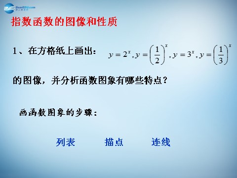 高中数学必修一2.1.2 指数函数及其性质 课件1 新人教A版必修1 第8页