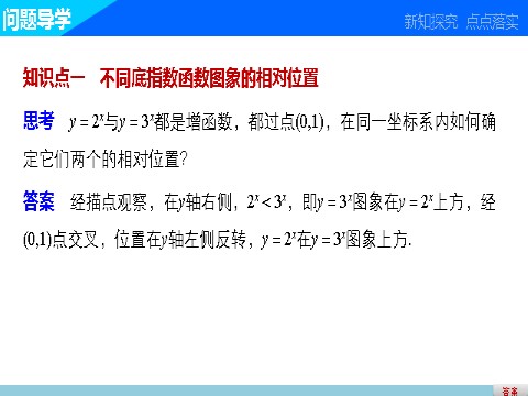 高中数学必修一2.1.2指数函数及其性质(二)第3页