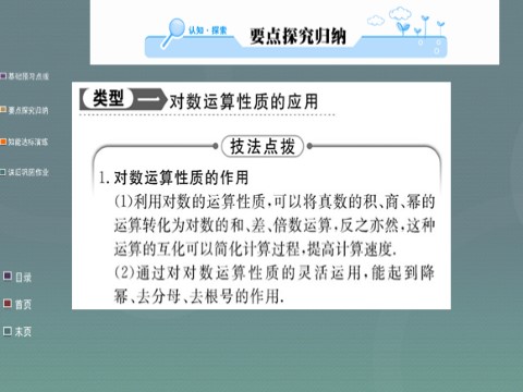 高中数学必修一2.2.1第2课时 对数的运算课件 新人教A版必修1第8页