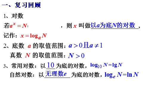 高中数学必修一课件：2.2.1 对数与对数运算（第2课时）第2页