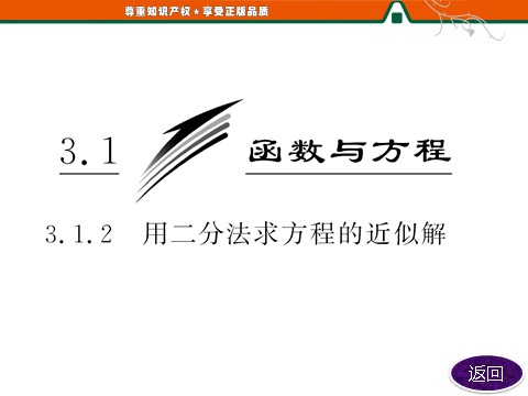 高中数学必修一3.1.2  用二分法求方程的近似解第3页