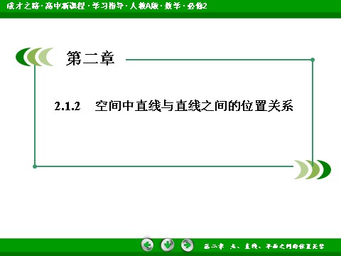 高中数学 必修二2-1-2 空间中直线与直线之间的位置关系第4页