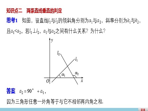 高中数学 必修二3.1.2 两条直线平行与垂直的判定第5页