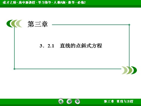 高中数学 必修二3-2-1 直线的点斜式方程第4页