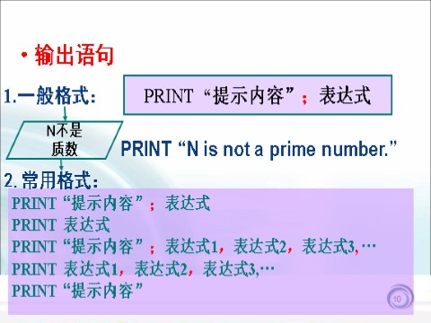 高中数学必修三1.2.1《输入语句、输出语句和赋值语句》 第8页