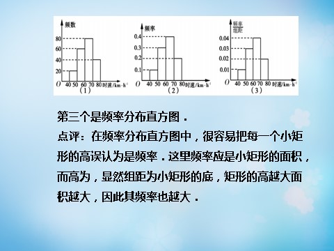 高中数学必修三2.2.1用样本的频率分布估计总体分布（一）课件 新人教A版必修3第4页