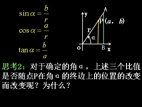 高中数学必修四1.2.1-1任意角的三角函数）第7页